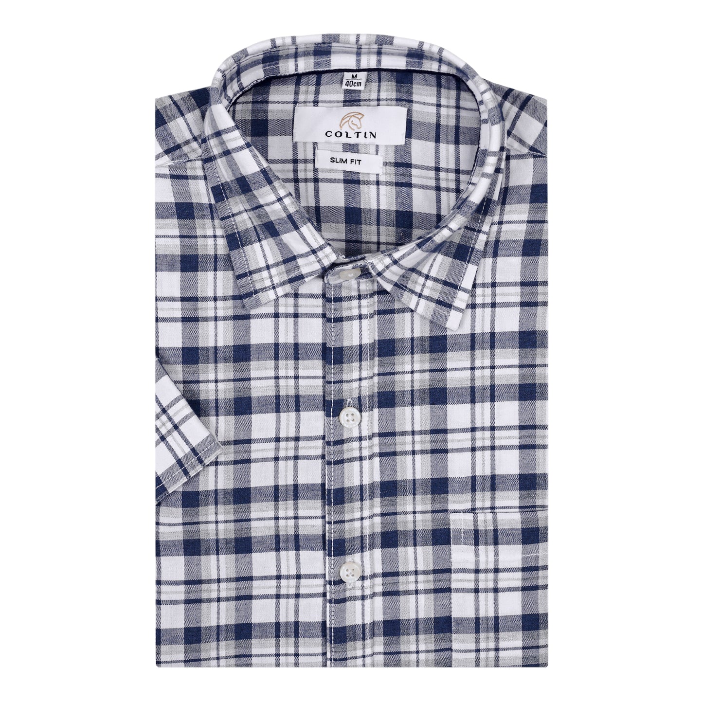 Oxford Melange Checked Shirts