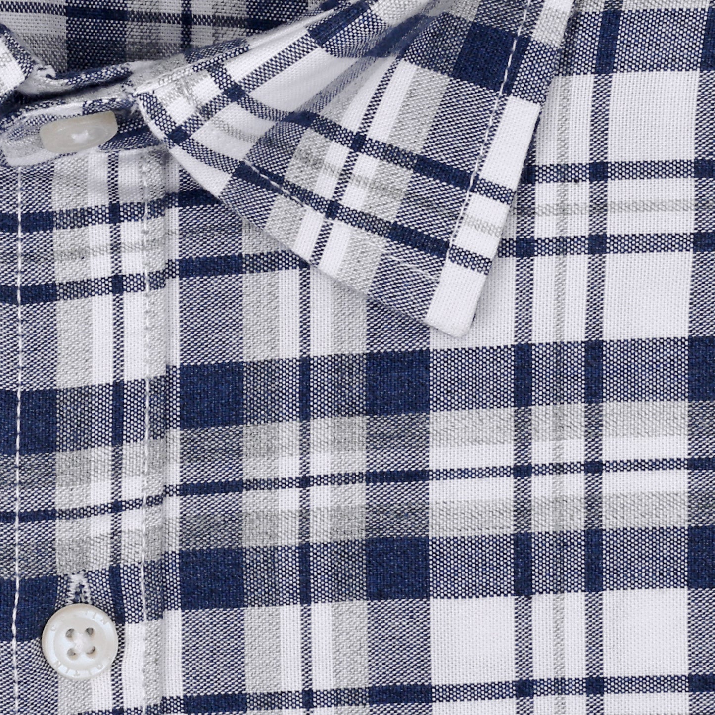 Oxford Melange Checked Shirts