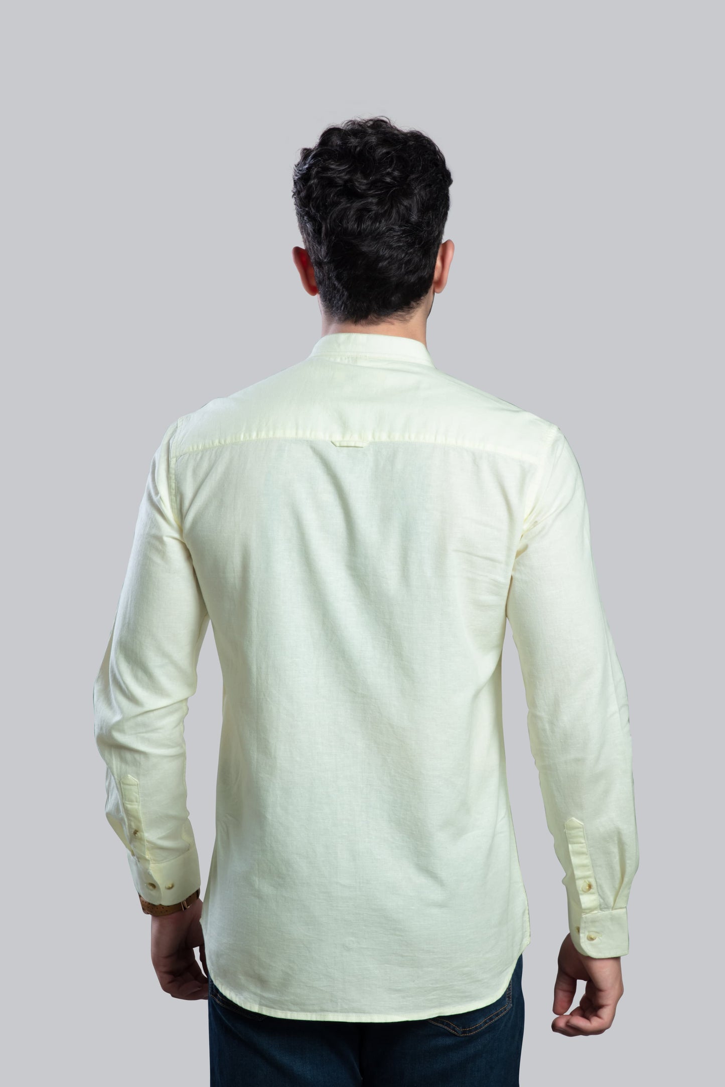 Dreamy Stylish Linen Shirt-Lime