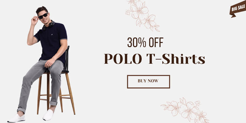 Polo T-Shirt Flat 30% Off